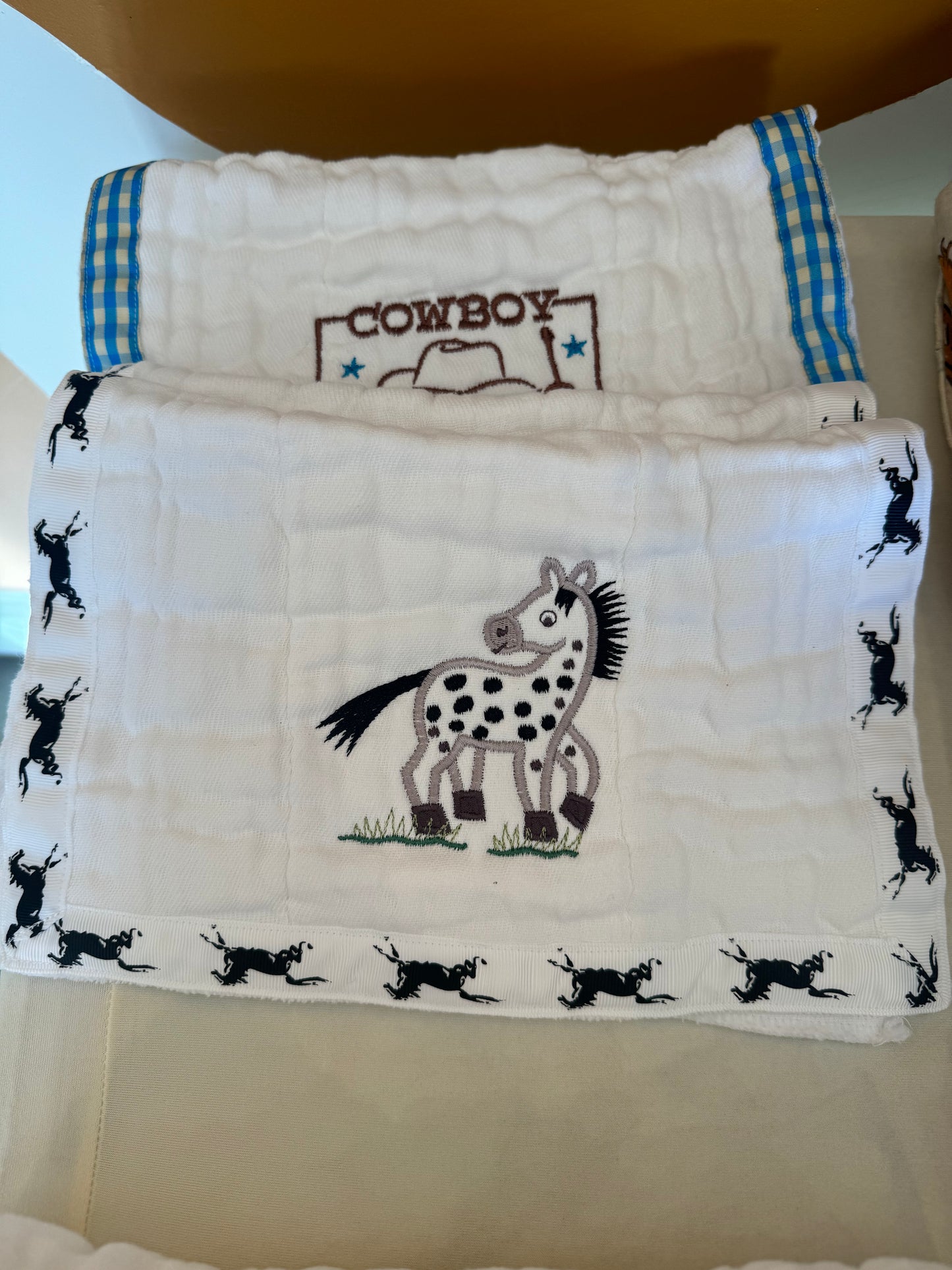 Cowboy Burpcloth