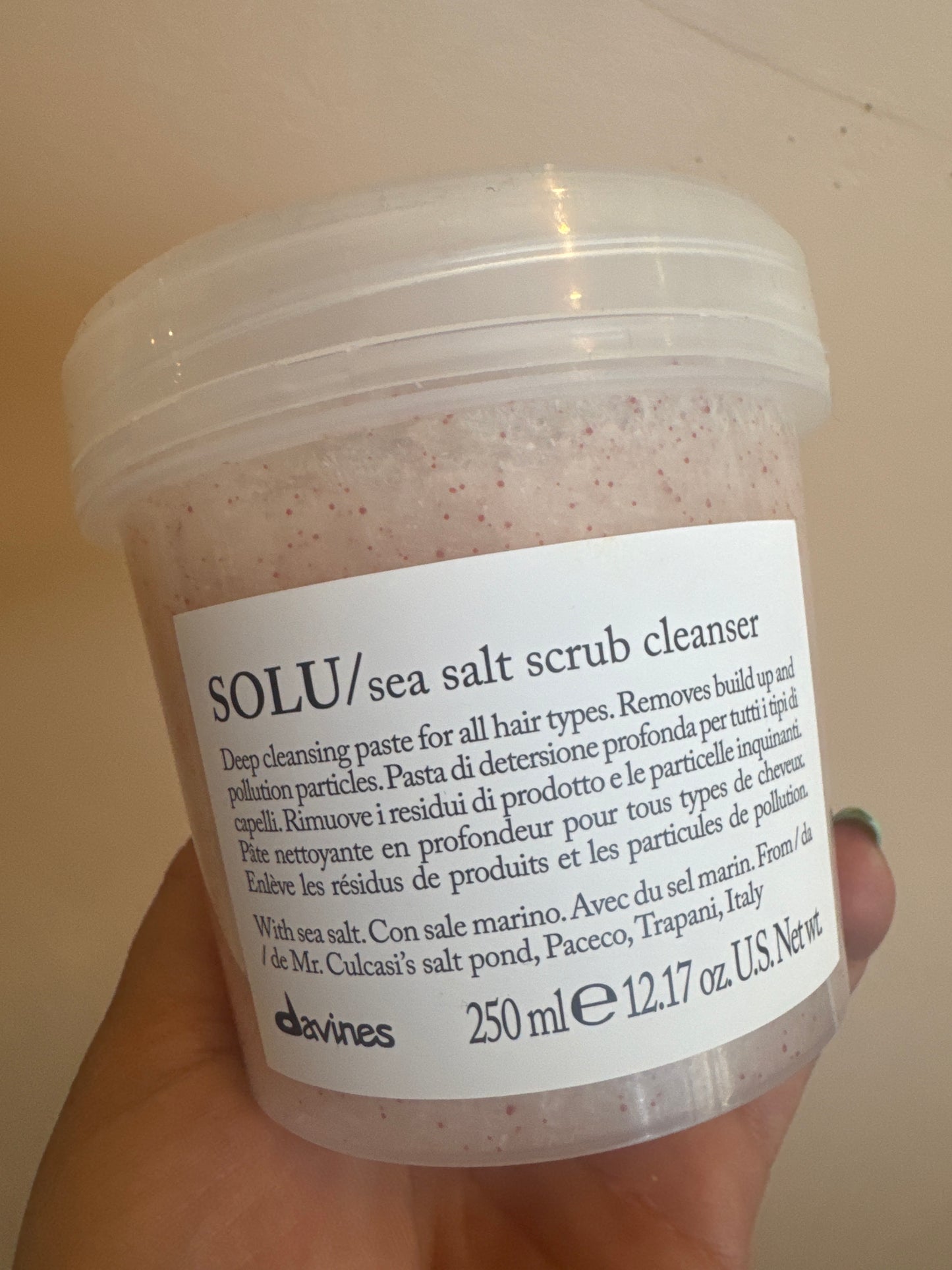 Solu Sea Salt Scrub Cleanser