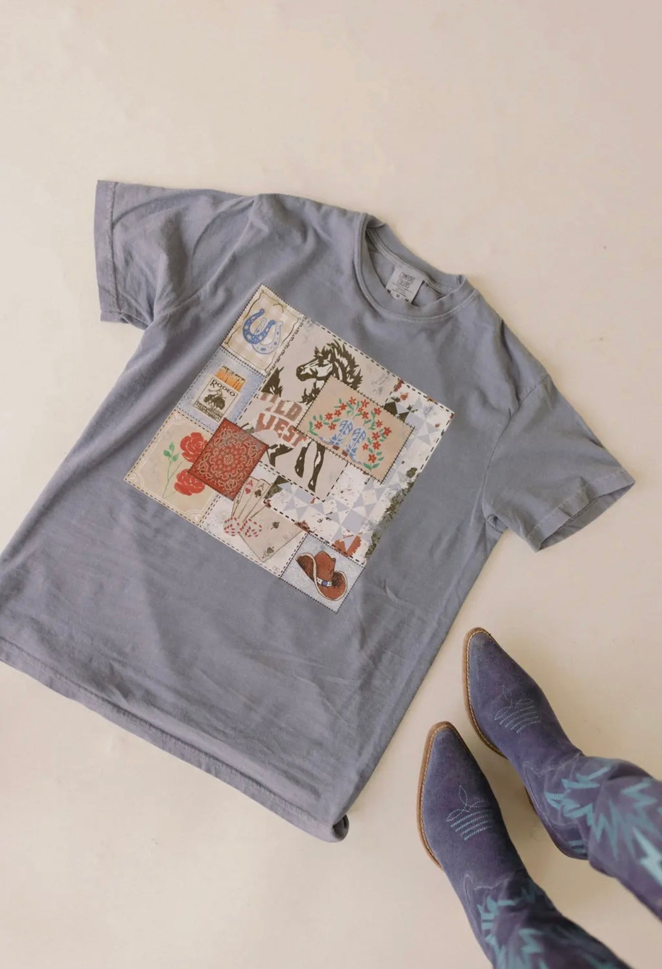 Patchwork Rodeo Graphic Tee