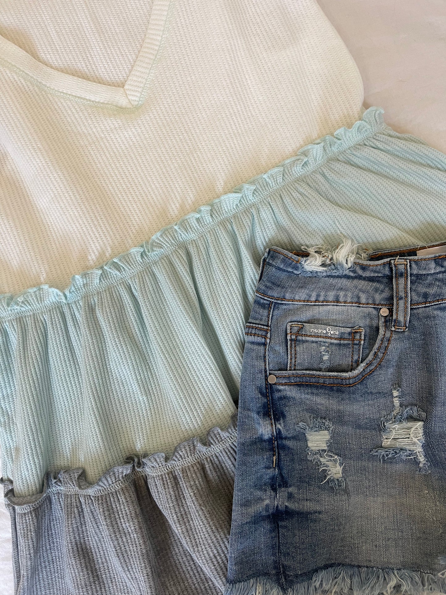 Frayed Babydoll Tank